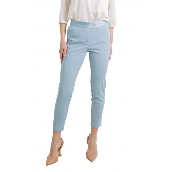 Pantaloni sartoriali vita alta chiusura con bottone Imperial